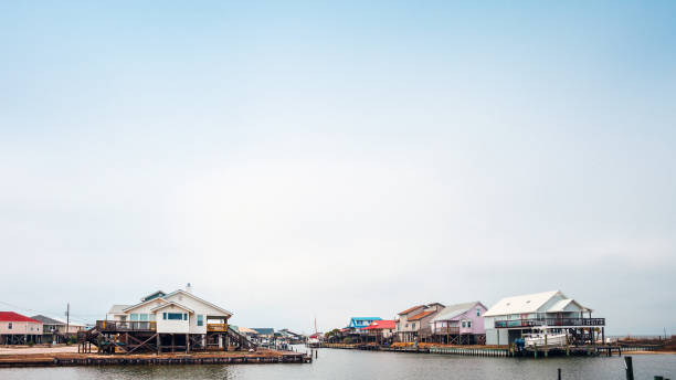 Waterfront homes - Dauphin Island, Alabama, USA