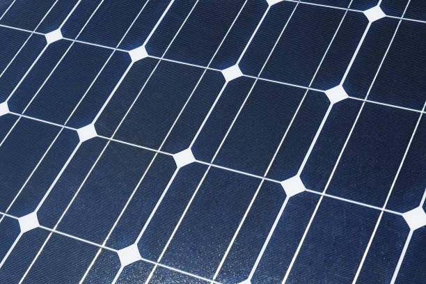 istock Close-up of an industrial solar panel for electricity production. 2157694600