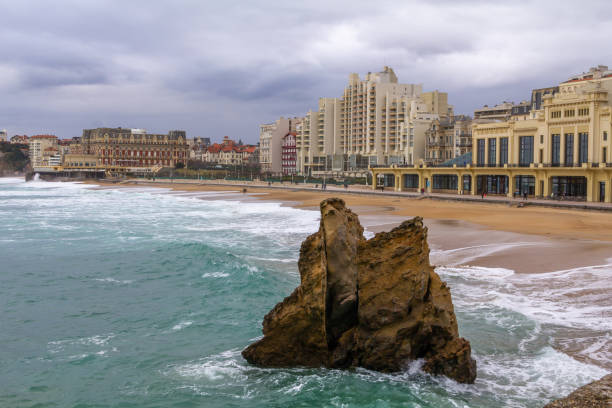 istock Biarritz, France, on a rainy 2157699574