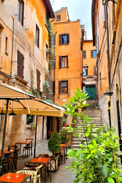 Quaint restaurant in Rome, Italy