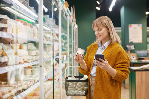 istock Woman enjoying grocery shopping 2157706143