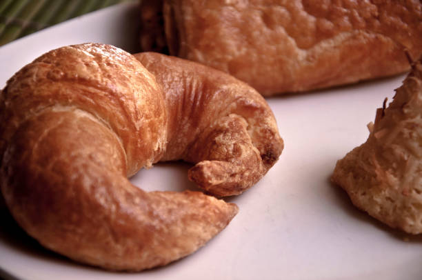 A closeup of delicious assorted pastries