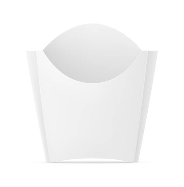 istock Empty paper box for french fries. Snack fast food. Vector. 2157714398