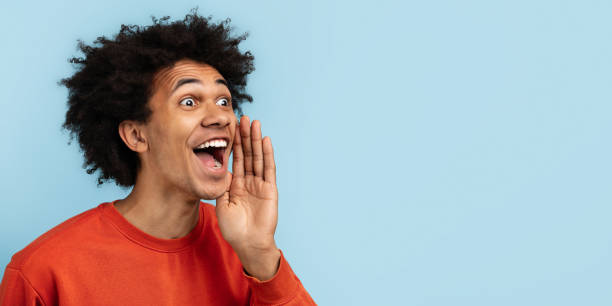 istock African american yelling or singing out loud 2157720947