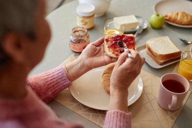 istock Woman Making Pbj Sandwich 2157722234