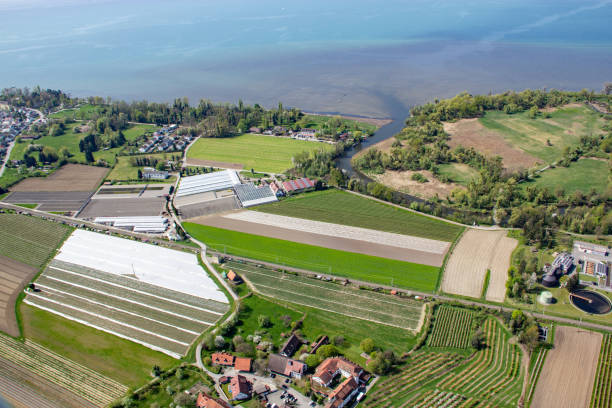 View of the river Schussen from the Zeppelin