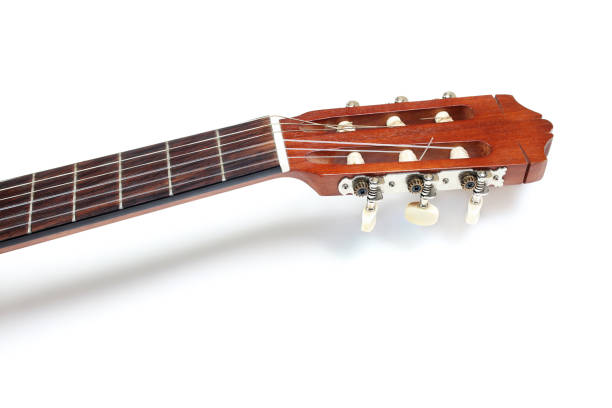 istock Acoustic guitar isolated on white 2157728566