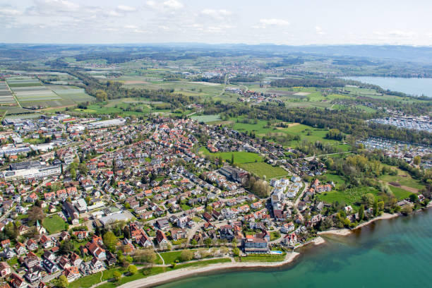 istock View from the Zeppelin to Langenargen 2157734818