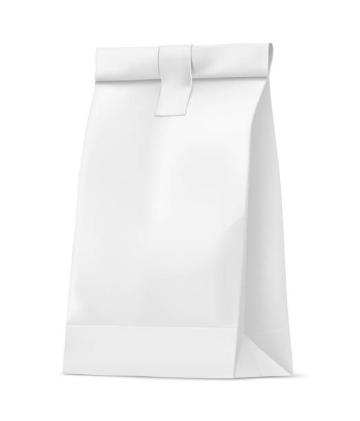 istock Paper bag for fast-food delivery. Food Delivery. Vector. 2157735805