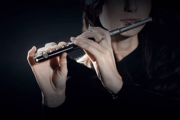istock Flute piccolo flutist hands playing closeup 2157736006