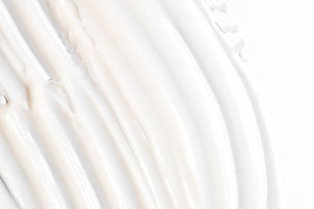 istock Beauty Cream Texture. White lotion, moisturizer, skin care cosmetics application background. 2157738139