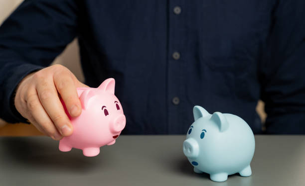 istock Starting life in relationships and finances. Joint accounts for shared expenses to individual accounts for personal savings. Plan the future together. Financial aid. 2157738780