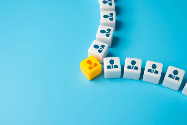 istock The business leader leads the team forward. Leadership and direction setting. Inspire others by your example. Lead the team. Cooperation and teamwork. Make initiative. Purposeful. Open up new horizons 2157739366