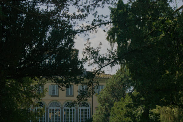 istock Facade of Villa Bottini and trees 2157742974