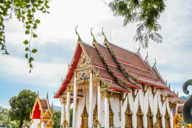 istock Beautiful Wat Chalong buddhist gold temple in Phuket thailand 2157745891