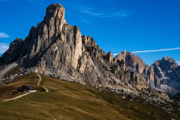 istock Sunset above thew Dolomite mountains in Italy 2157748887
