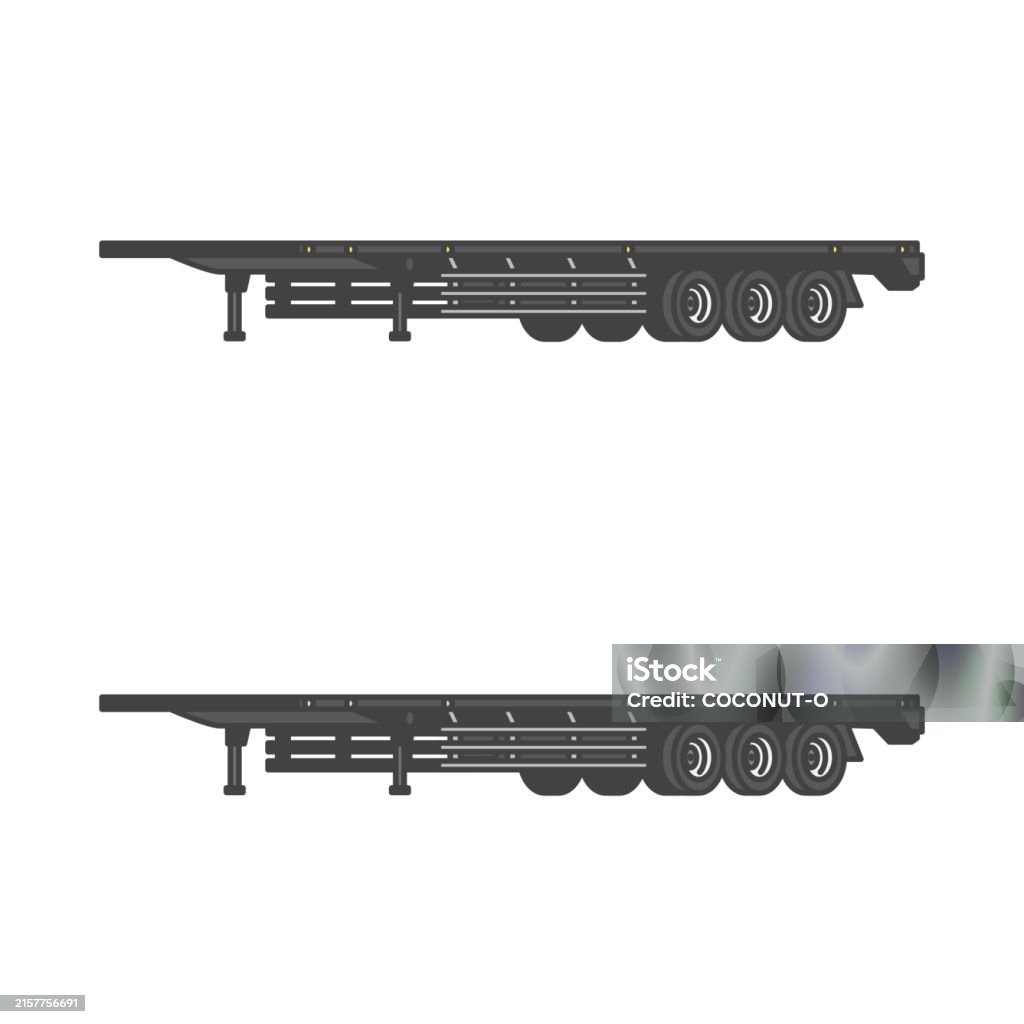 Logistics Series Container Chassis For Container Trailer Empty State ...
