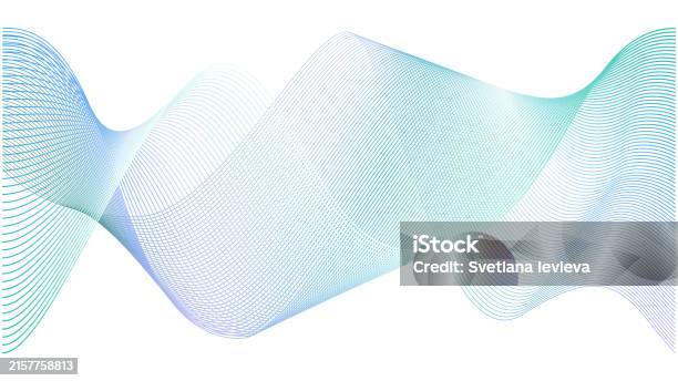 Connection Line Overlay Abstract 3d Wavy Lines Overlay 5g Network Neon Pulse Vector Blue Ribbon ...