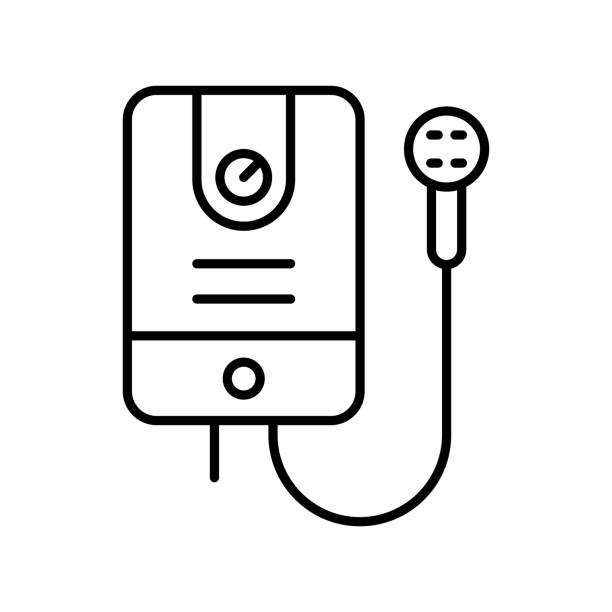 Water Heater icon vector design templates simple and modern concept Water Heater icon vector design templates isolated on white background bathroom geyser stock illustrations