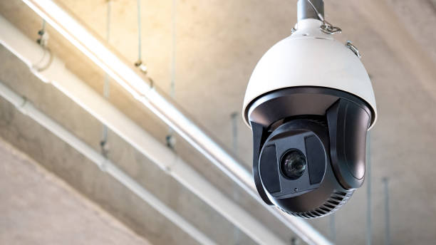 istock CCTV surveillance security camera video equipment for security system in public building such as airport terminal, office, hotel, apartment 2157762303