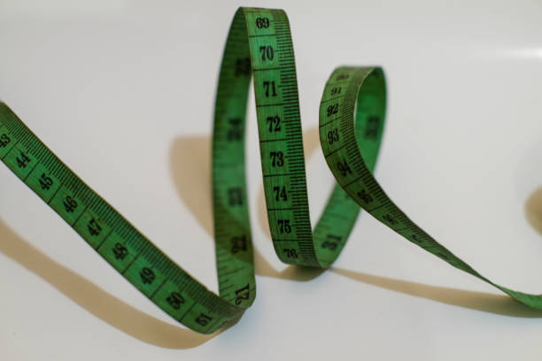 istock A grey measuring tape isolated on white background 2157762739