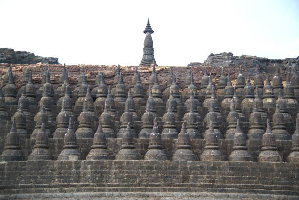 istock Kothaung Paya or Wat Phra Kao Muen Because it's called helping to protect against evil things. Inside the temple, 90,000 Buddha images were carved. 2157765225