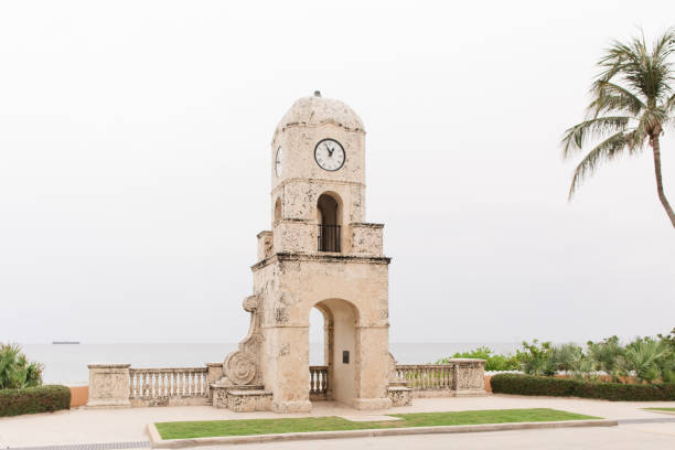 istock Worth Avenue Clock Tower Sight-Seeing in Palm Beach, Florida 2157766019