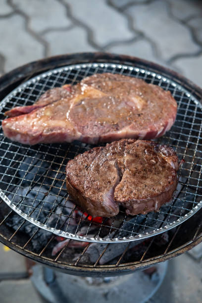 istock Meat on the charcoal grill 2157768667