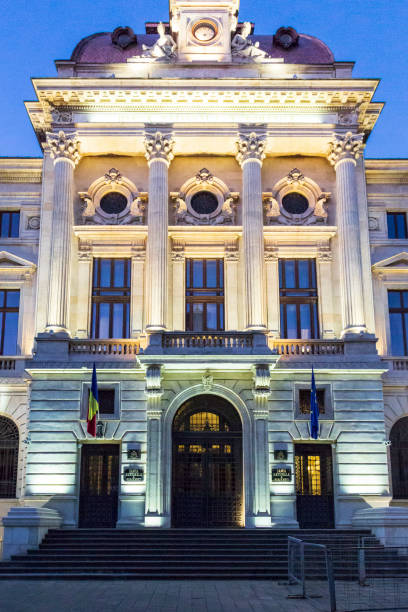 istock Europe, Romania, Bucharest. Coltea Hospital. Byzantine architecture. clock tower. 2157770927