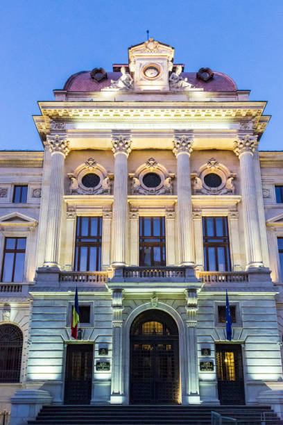 istock Europe, Romania, Bucharest. Coltea Hospital. Byzantine architecture. clock tower. 2157770933