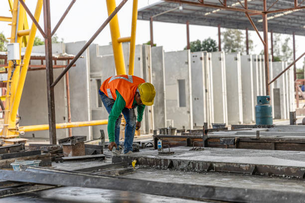 istock Team of workers in a construction factory 2157784250