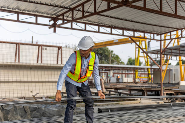istock Team of workers in a construction factory 2157784252