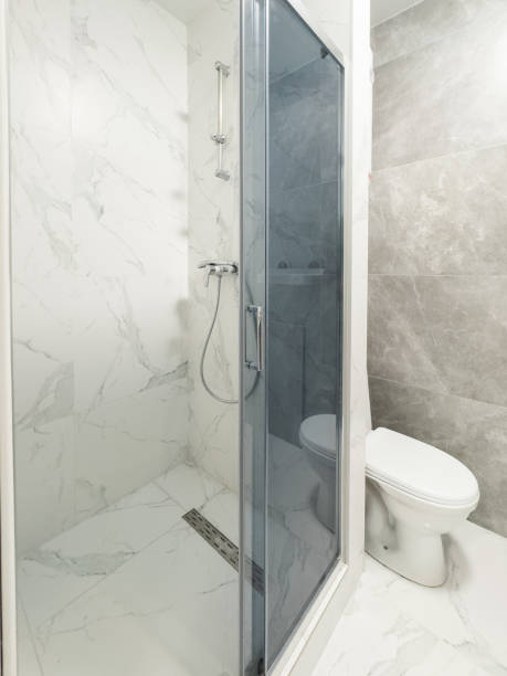 istock beautiful interior bathroom of a modern house 2157784914