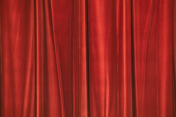 istock Red curtain in theatre 2157786688
