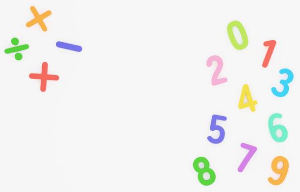 cute and simple number figurine