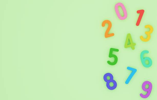 cute and simple number figurine