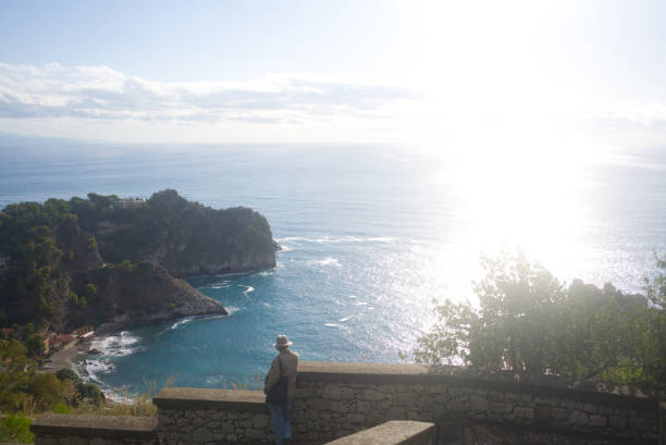 Overlooking the sea at Isola Bella