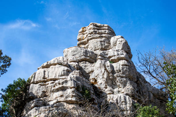 istock Limestone rock formations and known for unusual karst landforms 2157792088