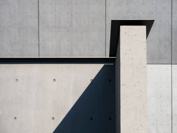 istock Concrete columns Cement wall Industry Building Architecture details 2157794165