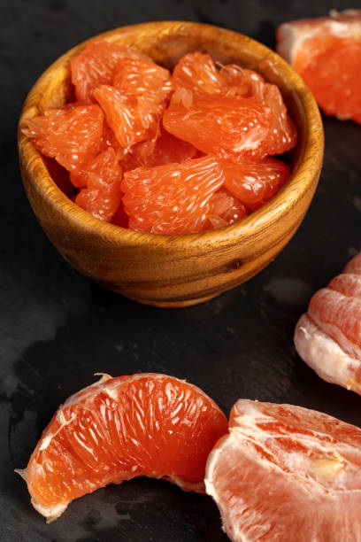 istock slices of peeled grapefruit close-up 2157795990