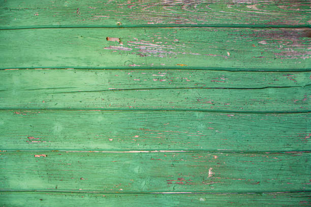 close up green wooden background