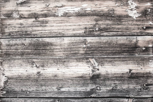 Old wooden surface, brown wood texture with natural patterns