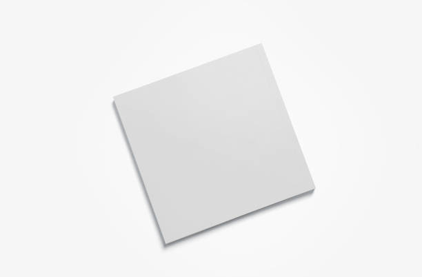 istock Square Magazine Mockup 3D Rendering Isolated on White Background 2157807285