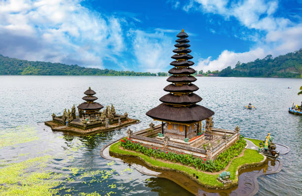 Ulun Danu Beratan temple, Bali, Indonesia.