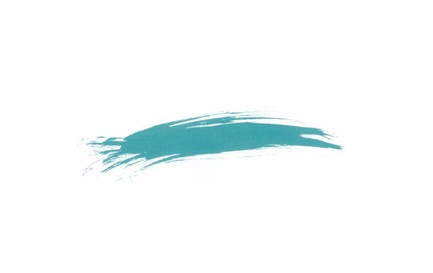 istock Abstract turquoise paint stroke brush illustration 2157819224