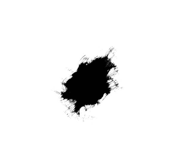 Mud splashes isolated on white background
