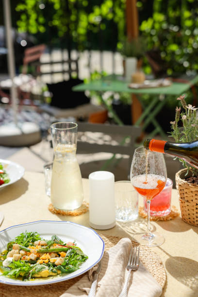 istock Sunny Summer Lunch at Restaurant Terrace 2157822648