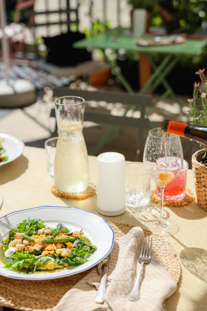 istock Sunny Summer Lunch at Restaurant Terrace 2157822666