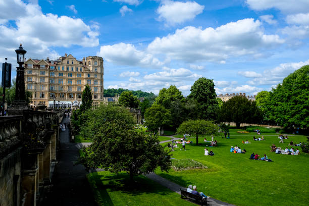 Victoria Tower gardens in London, UK