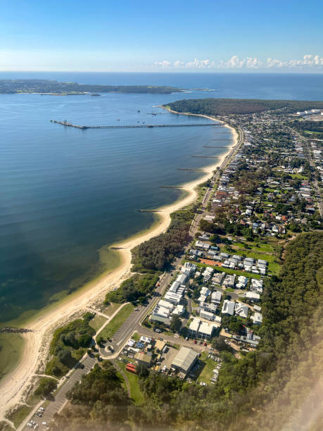 istock Sydney coastline shot from landing plane 2157829762